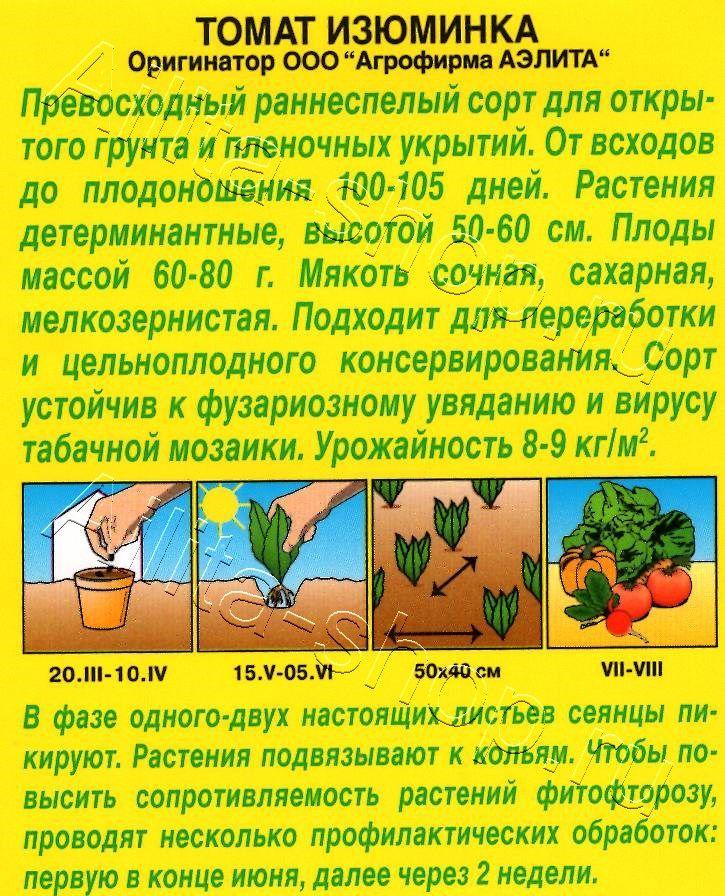 Томат Изюминка 0,1г