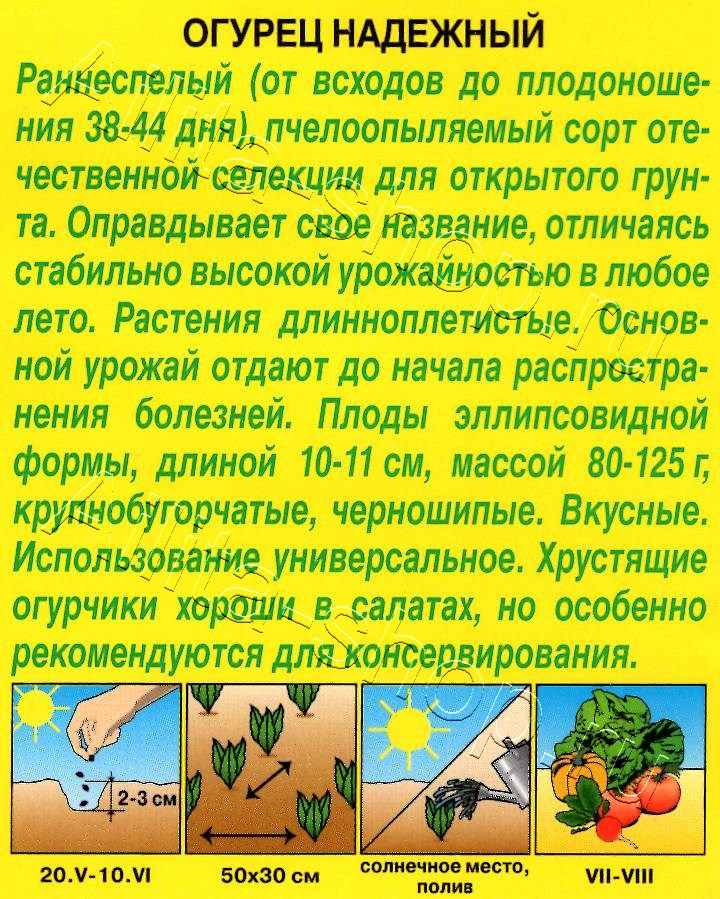 Огурец Надежный 20шт