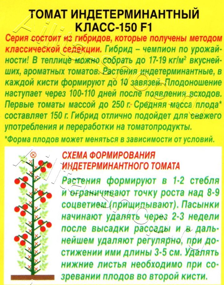 Томат Класс-150 F1 20шт