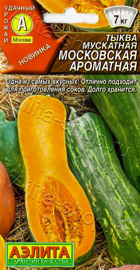 Тыква мускатная Московская ароматная 1г