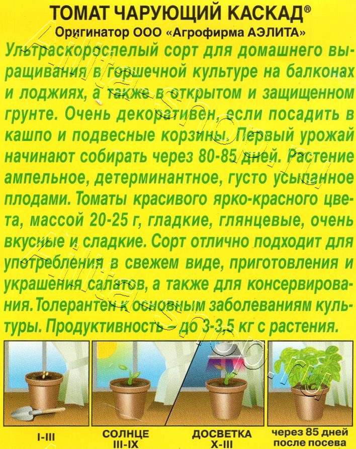 Томат Чарующий каскад 20шт