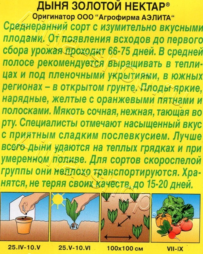 Дыня Золотой нектар 1г