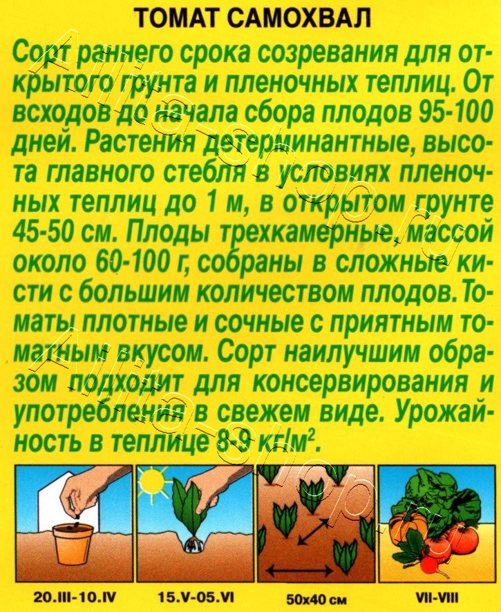 Томат Самохвал 0,2г