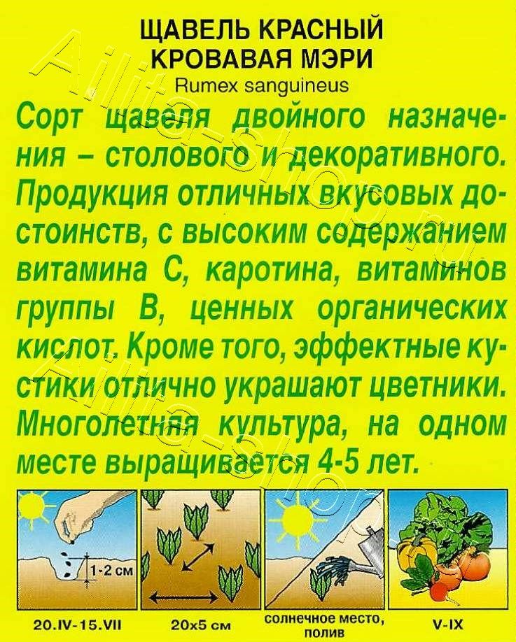 Щавель Кровавая Мэри 0,03г