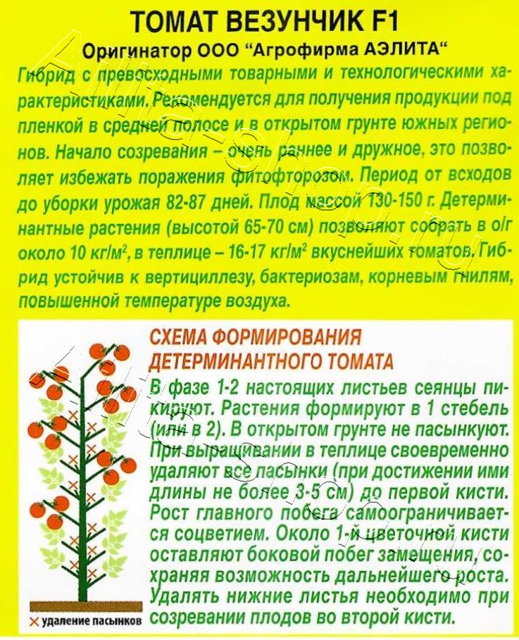 Томат Везунчик F1 10шт