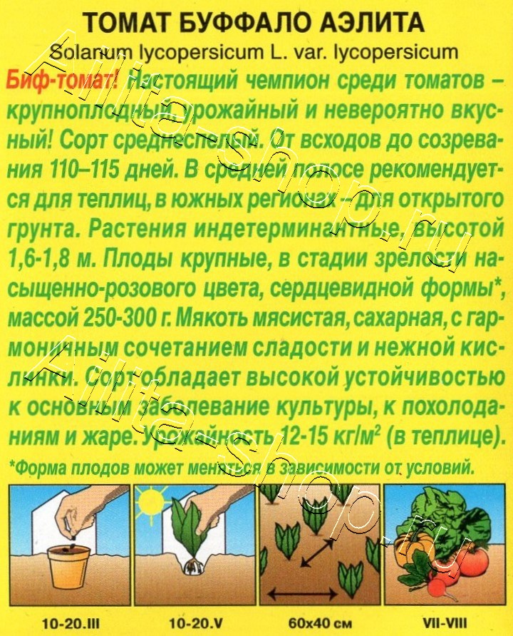 Томат Буффало Аэлита 15шт
