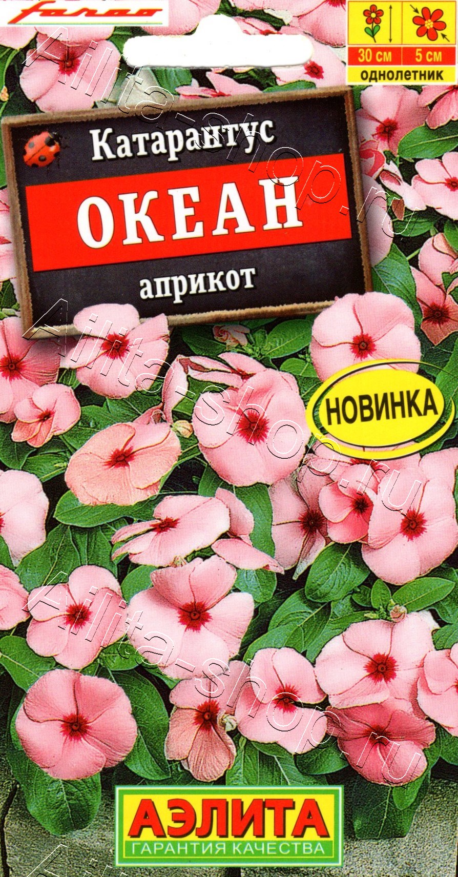 Катарантус Океан априкот 10шт