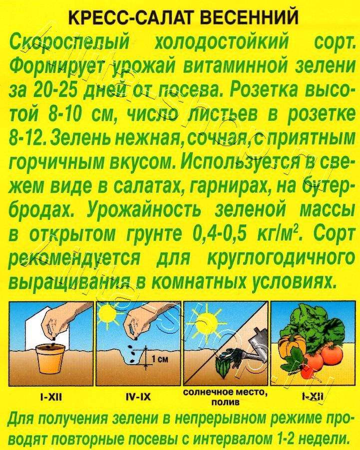 Кресс-салат Весенний 1г