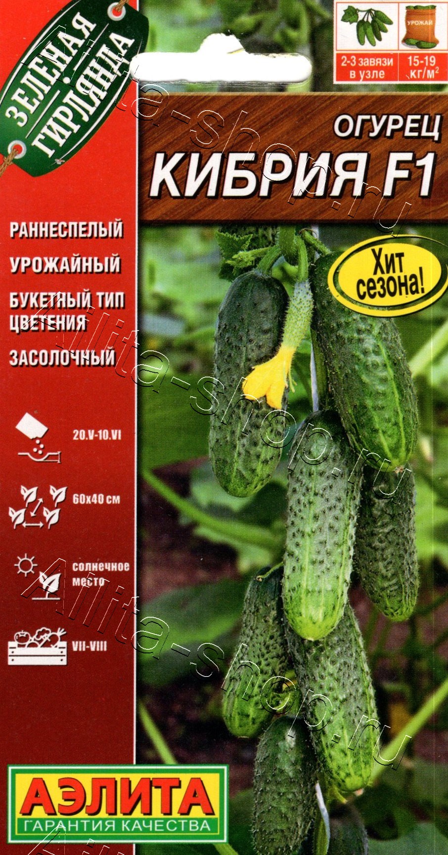 Огурец Кибрия F1 5шт