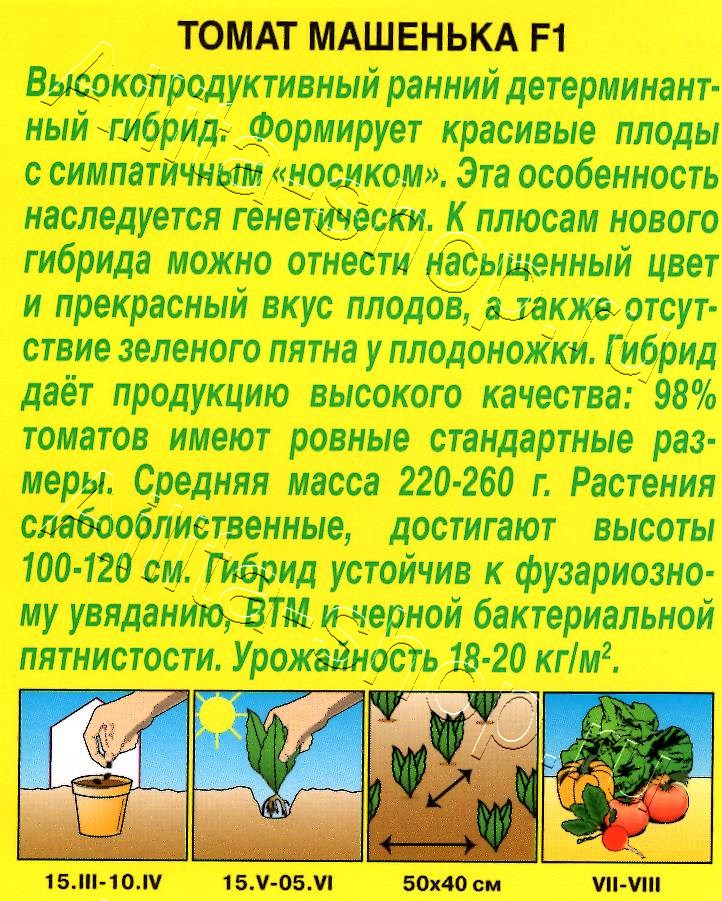 Томат Машенька F1 10шт