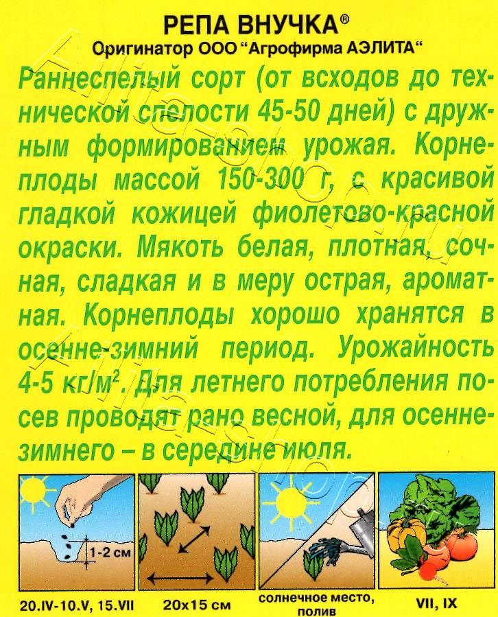 Репа Внучка 1г