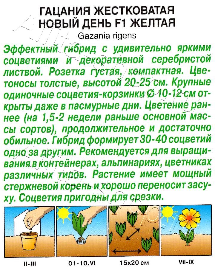 Гацания Новый день F1 желтая 4шт