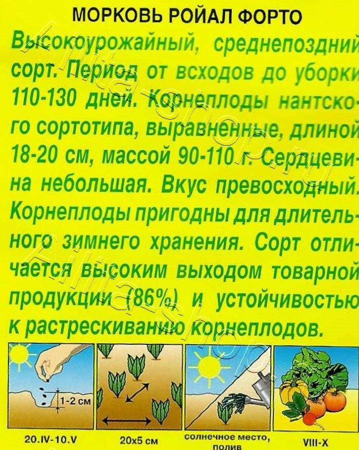 Морковь Ройал форто 2г