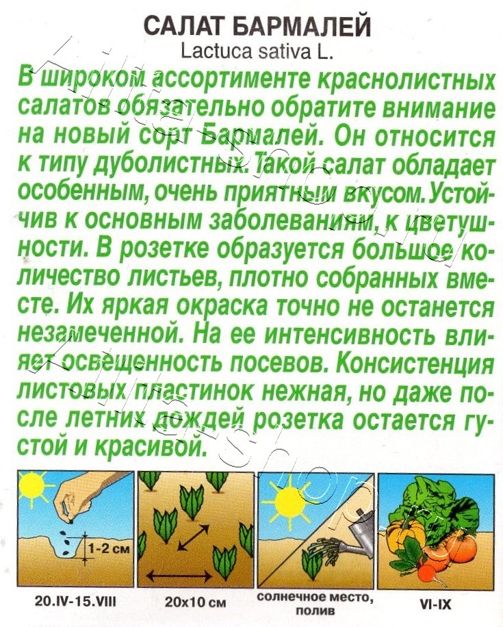 Салат Бармалей 0,1г