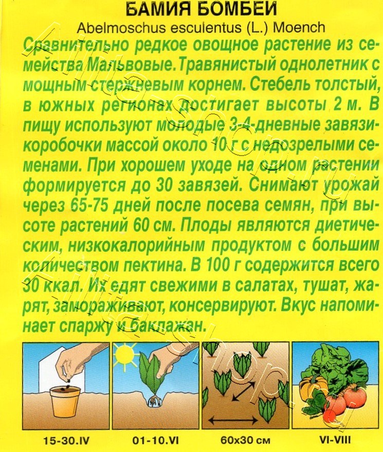 Бамия Бомбей 8шт