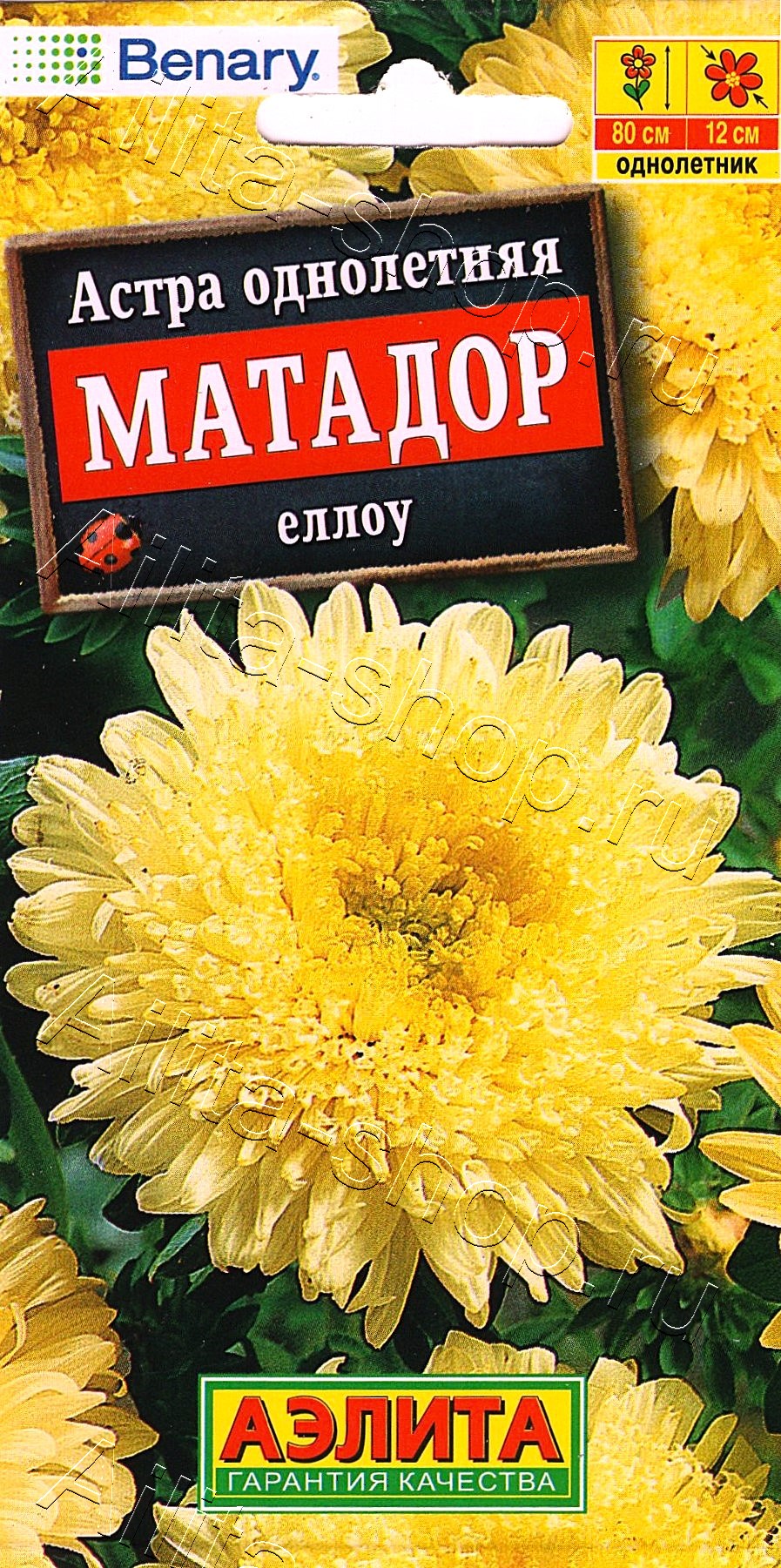 Астра Матадор еллоу 10шт