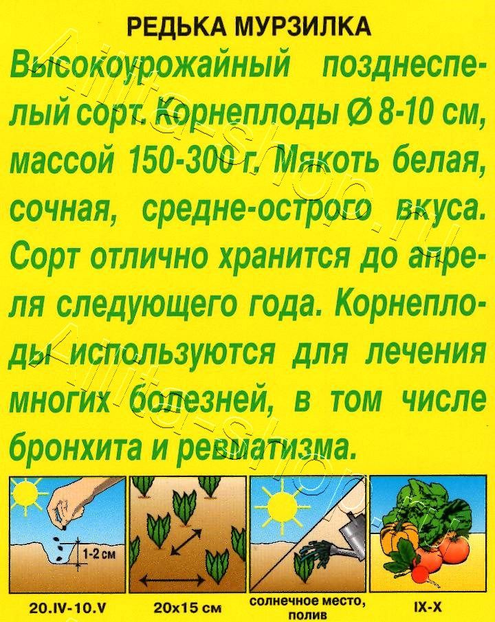 Редька Мурзилка 1г