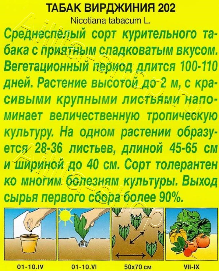 Табак Вирджиния 202 0,02г