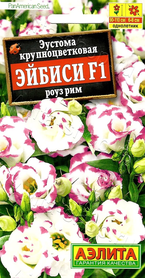 Эустома Эйбиси F1 роуз рим крупноцветковая махровая 5шт