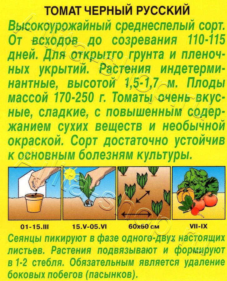 Томат Черный русский 20шт