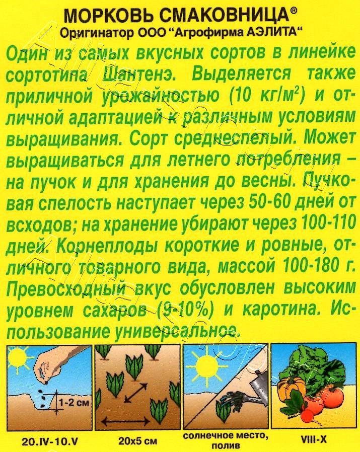 Морковь Смаковница 2г