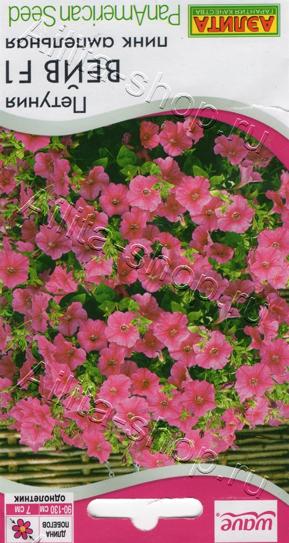 Петуния Вейв F1 пинк ампельная 4шт
