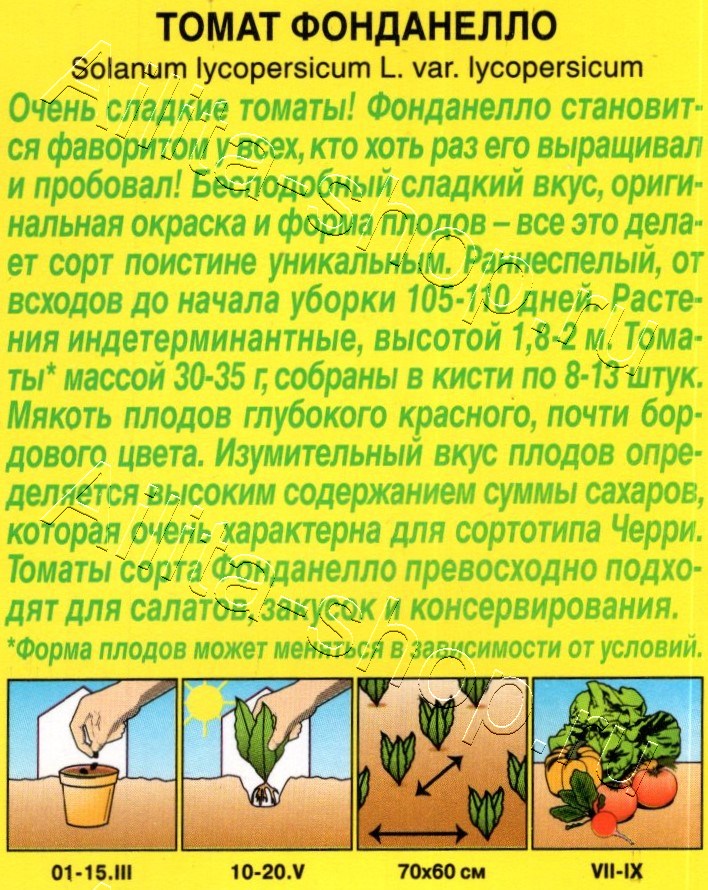 Томат Фонданелло (Fondanello) 20шт