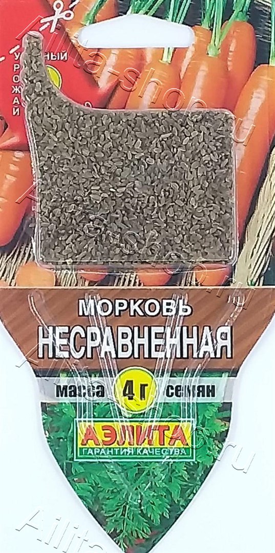 Морковь Несравненная Сеялка ПЛЮС 4г