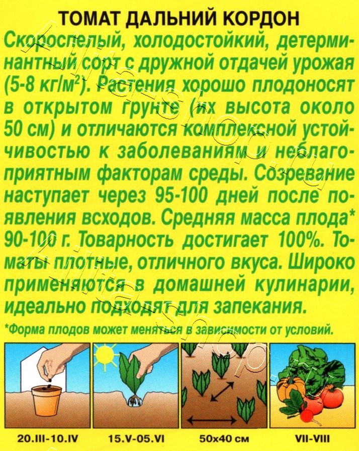 Томат Дальний кордон 0,2г