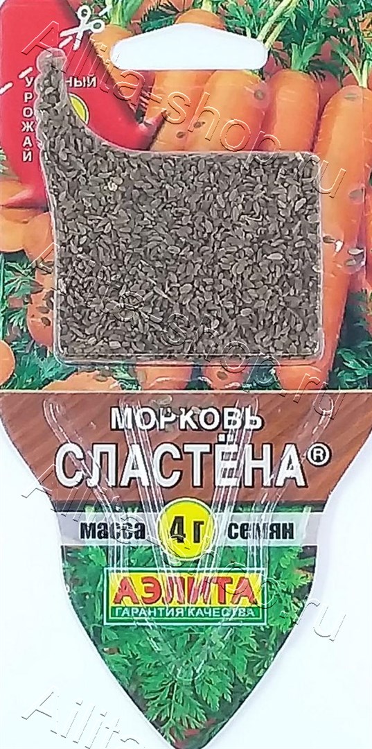 Морковь Сластена Сеялка ПЛЮС 4г