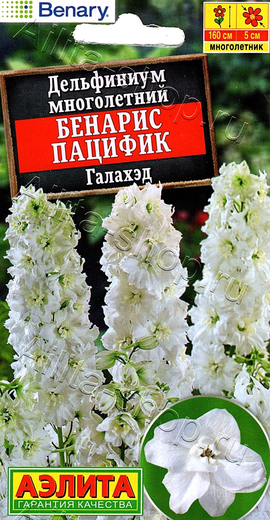 Дельфиниум Бенарис пацифик галахэд 10шт