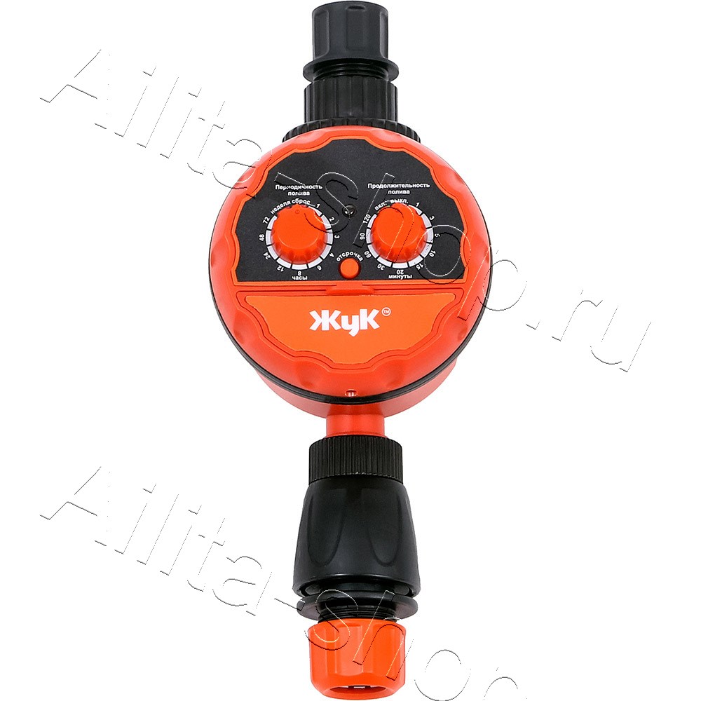 Капельный полив от водопровода "ЖУК" 30 растений с таймером 1шт