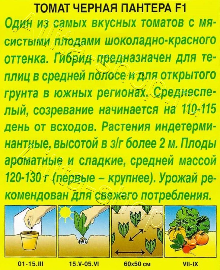 Томат Черная пантера F1 15шт