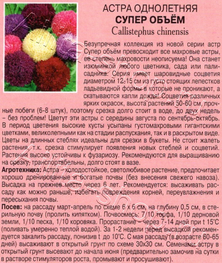 Астра Супер объём, смесь  0,05г