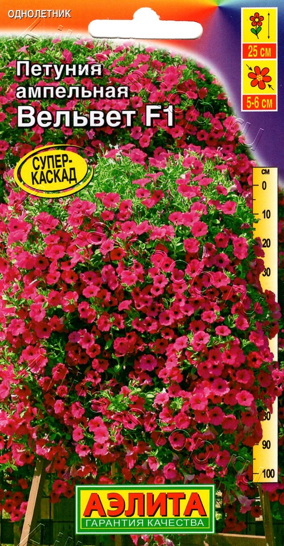 Петуния Вельвет F1 ампельная 4шт