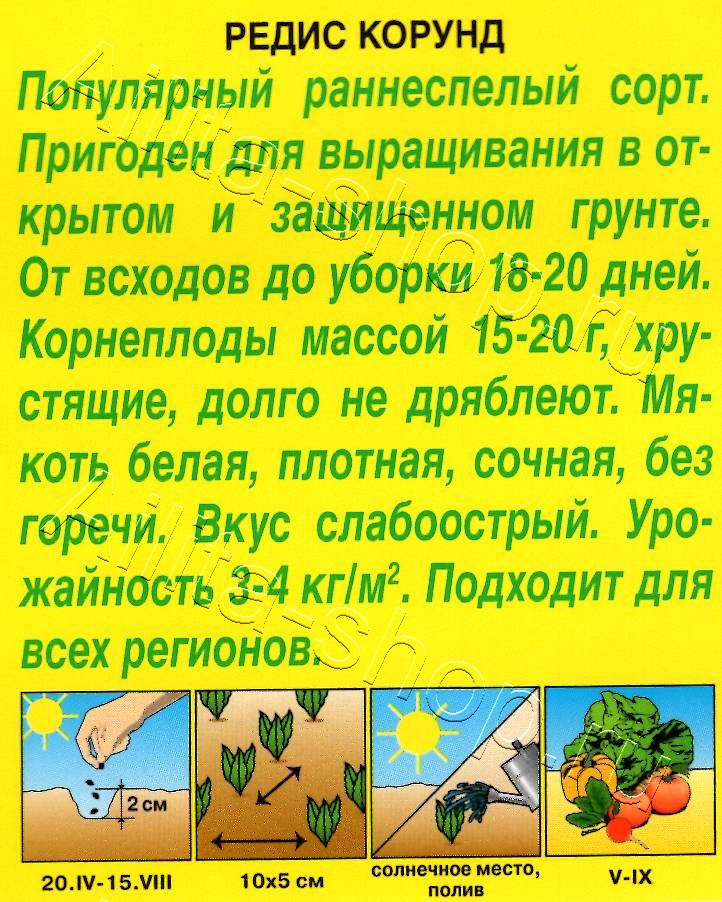 Редис Корунд 2г
