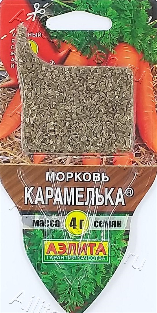 Морковь Карамелька Сеялка ПЛЮС 4г