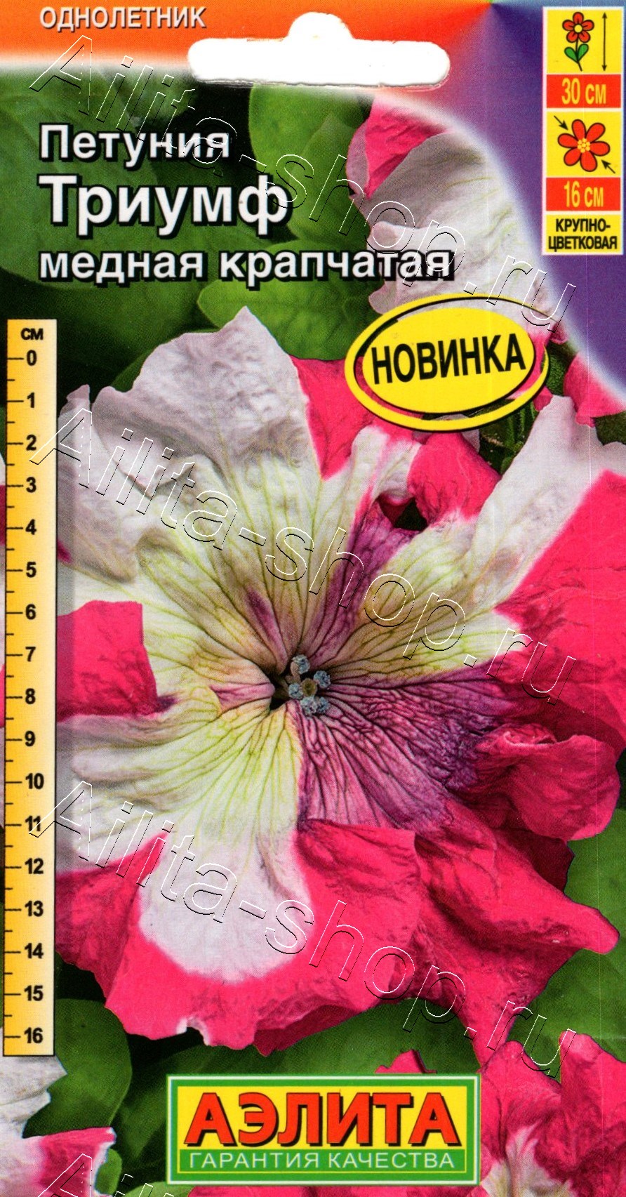 Петуния Триумф медная крапчатая крупноцветковая 7шт