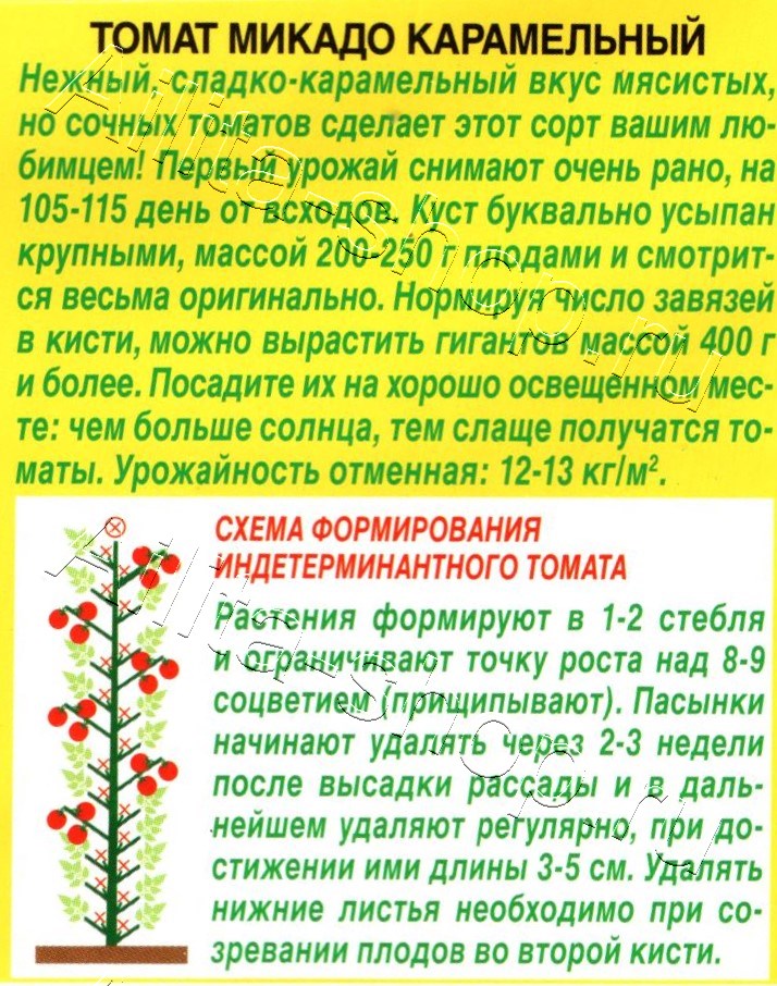 Томат Микадо карамельный 20шт