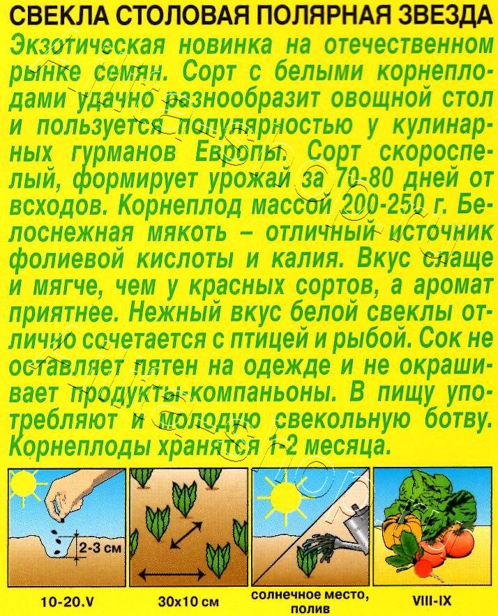 Свекла столовая Полярная звезда 0,3г