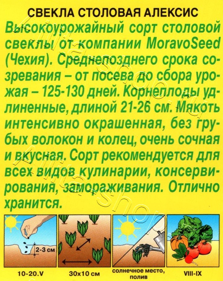 Свекла столовая Алексис 1г