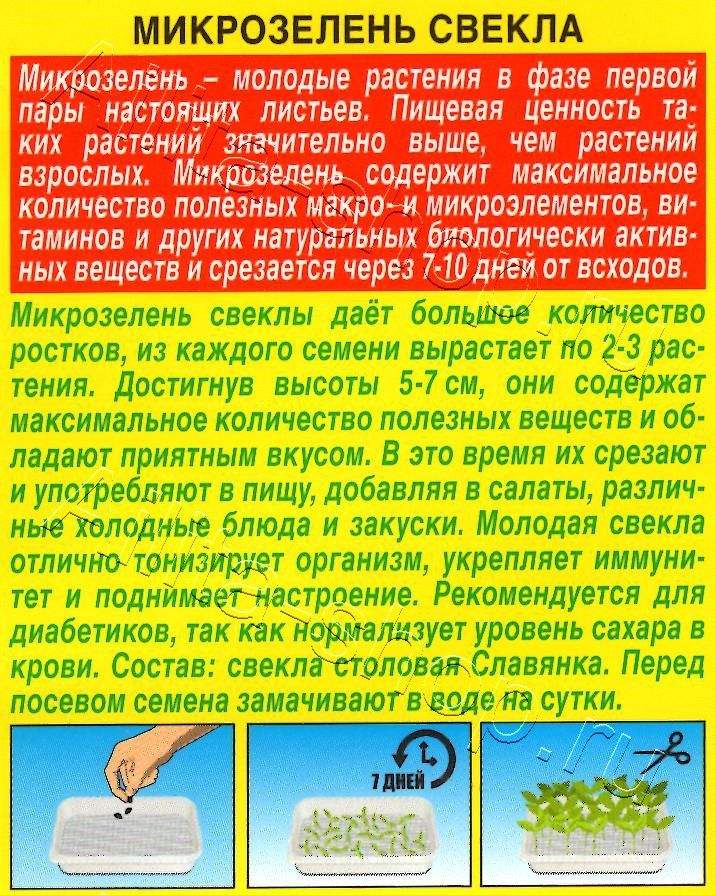 Микрозелень Свекла 5г