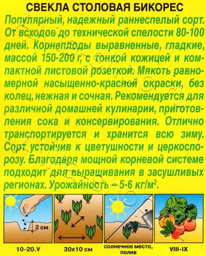 Свекла столовая Бикорес 3г