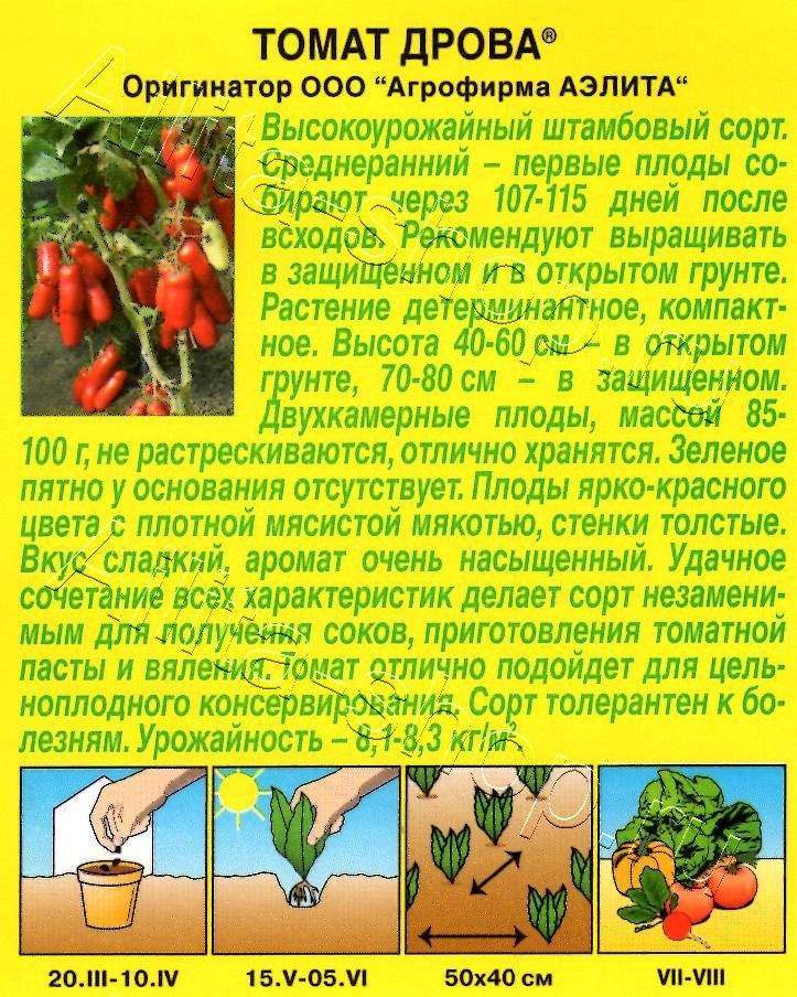 Томат Дрова 20шт