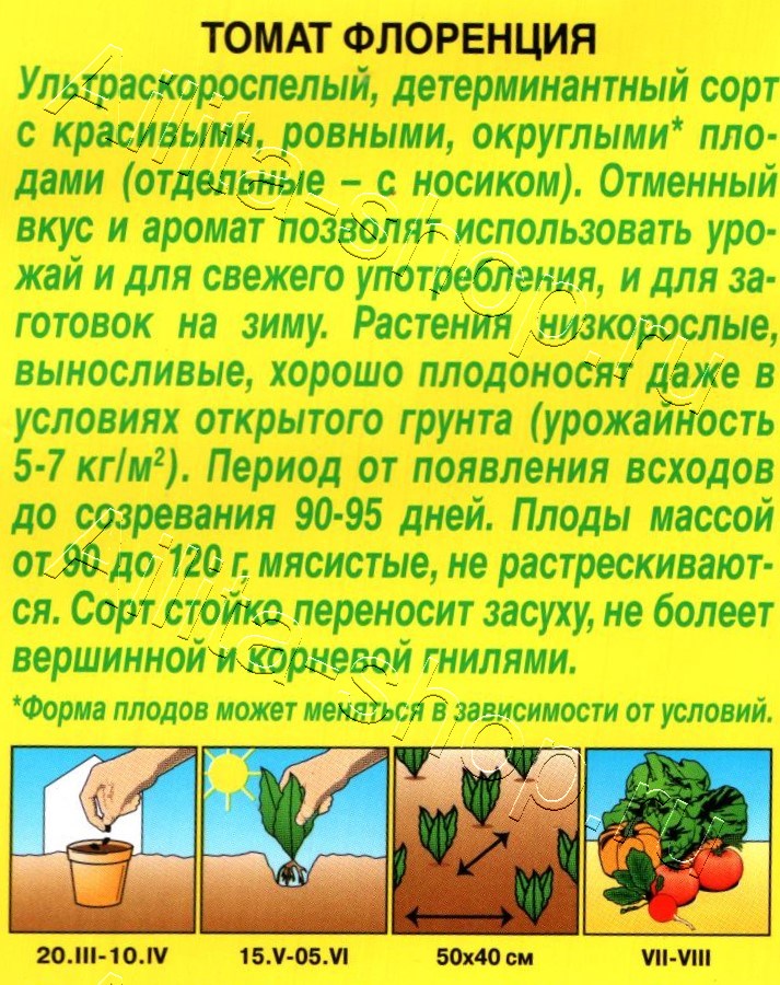Томат Флоренция 0,2г