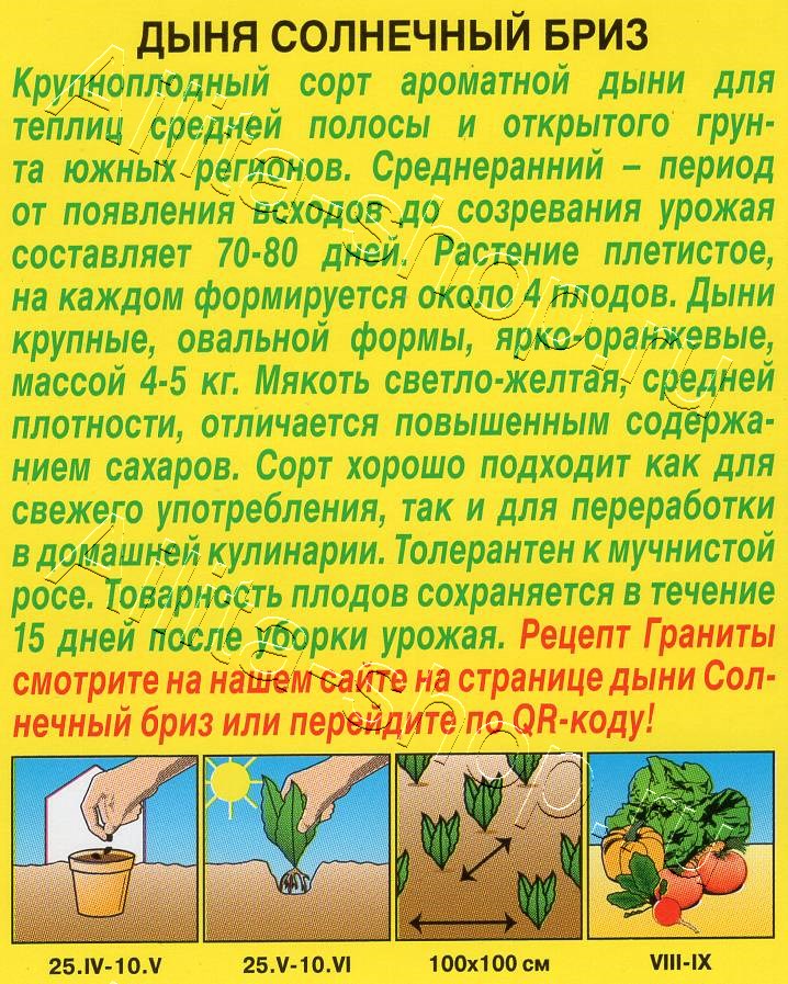 Дыня Солнечный бриз 1г