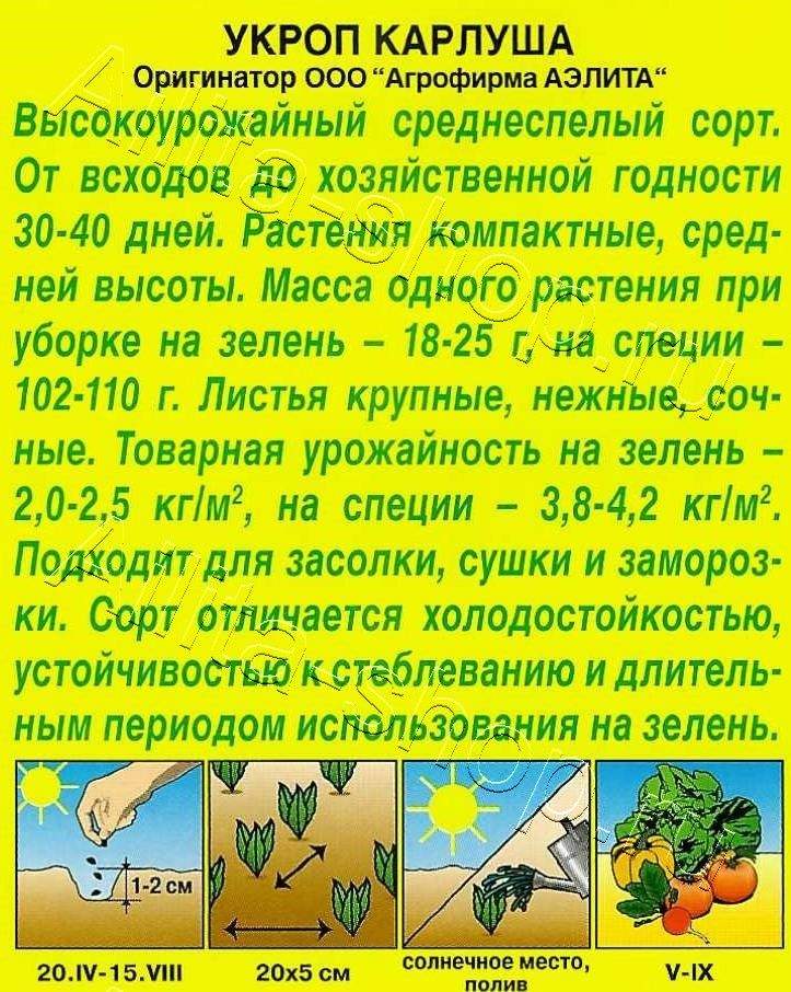 Укроп Карлуша 3г