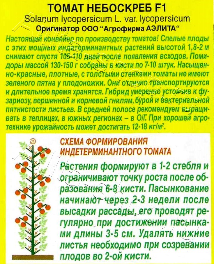 Томат Небоскреб F1 10шт