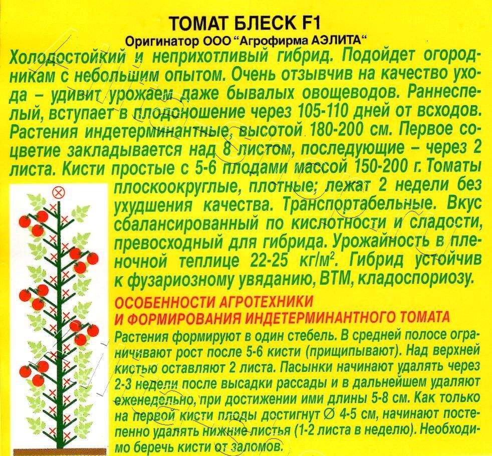 Томат Блеск F1 15шт