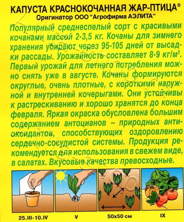 Капуста к/к Жар-птица 0,3г